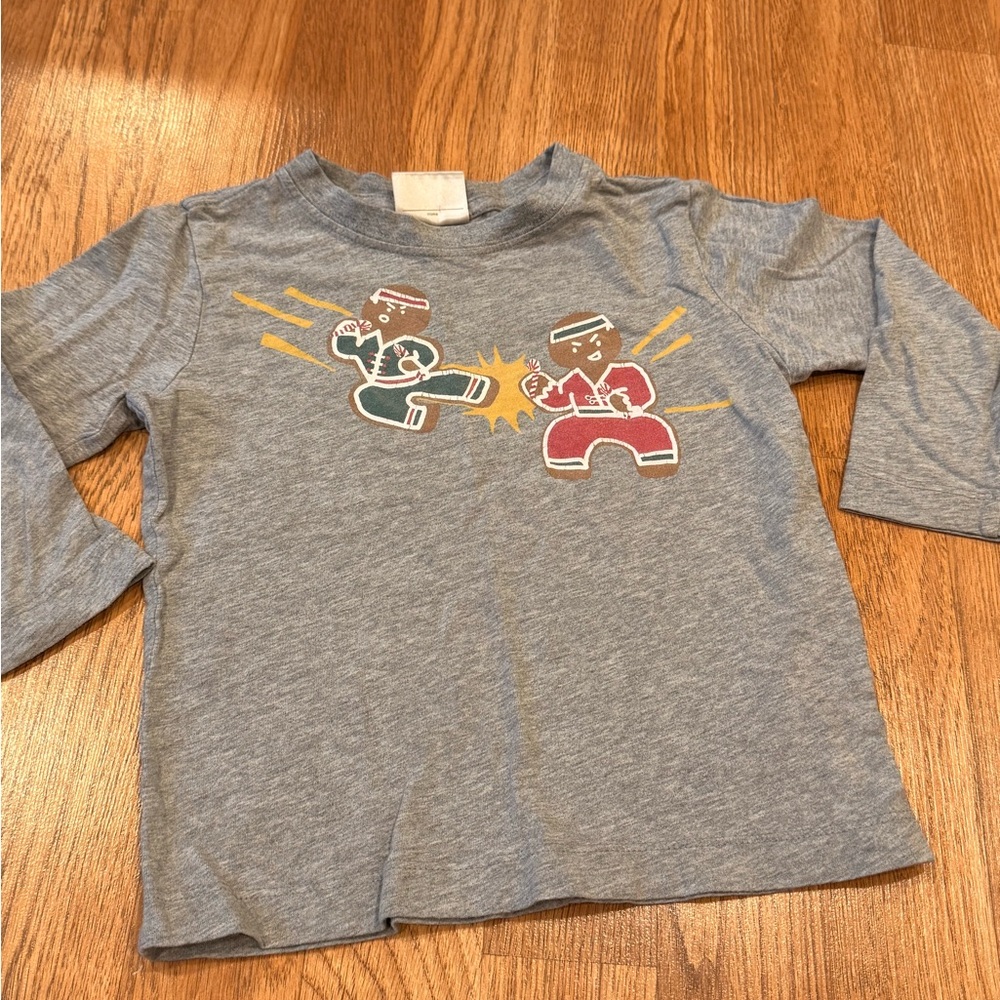 Hanna Andersson Gingerbread Cookie 3 Kids Martial Arts Graphic Tee
